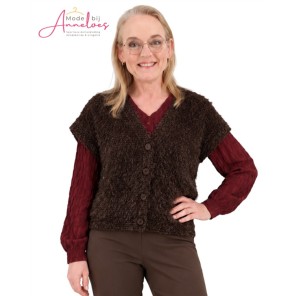 Enjoy Gilet 475606 581 d bruin Enjoy Gilet 475606 581 d bruin